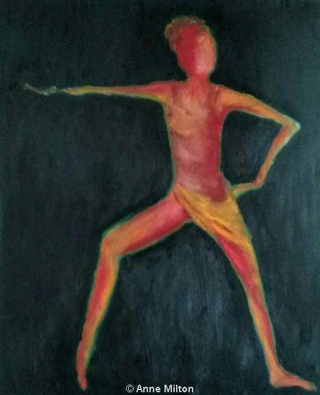 Life is dancing painted by Anne Milton, Fine Artist